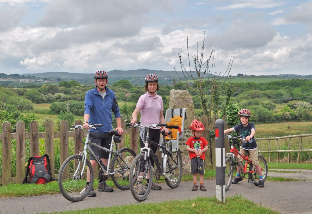 Cycling in Cornwall with kids