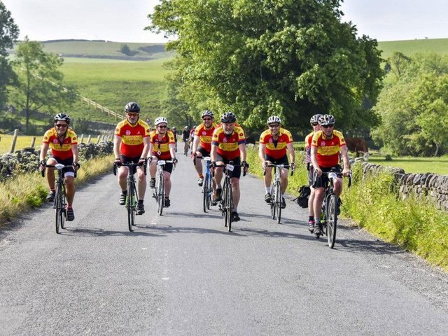 Riders from the Clitheroe Clarion Cycling Club ©BurnleyExpress