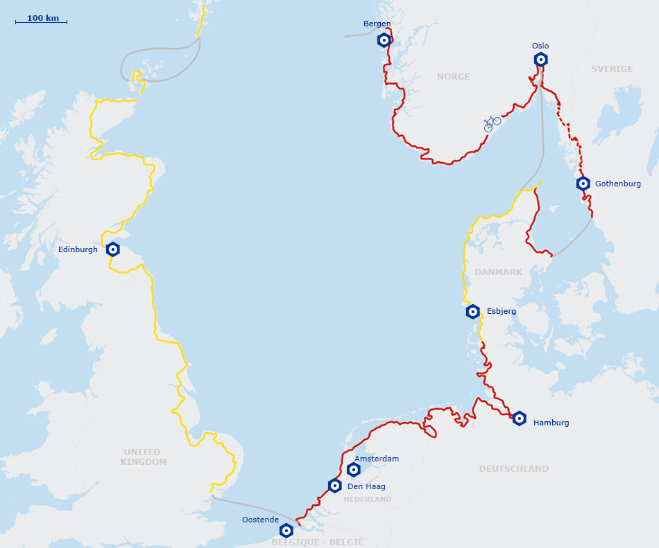 The North Sea Cycle Route