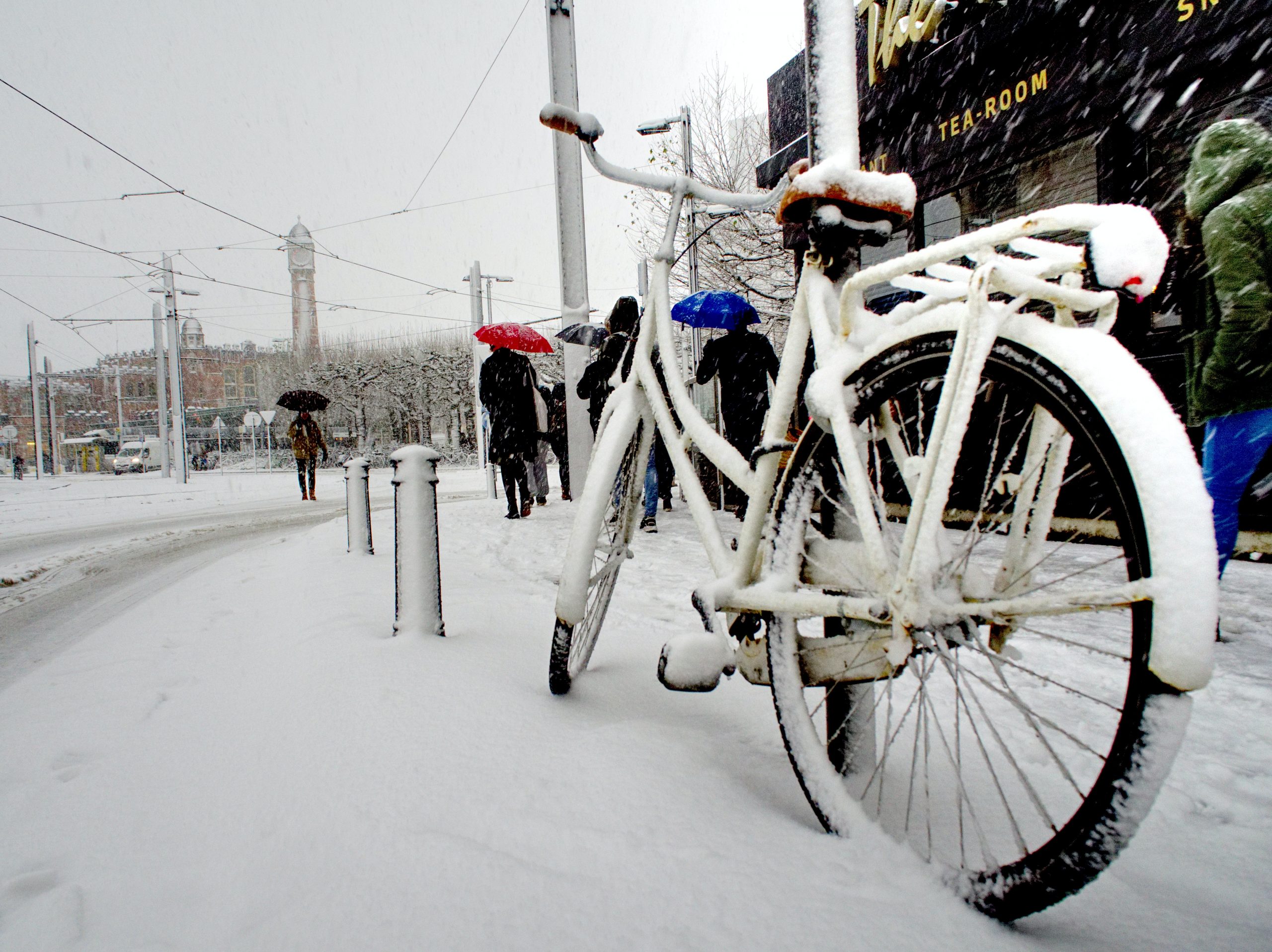 Bike Covered in Snow. Image from Pexels