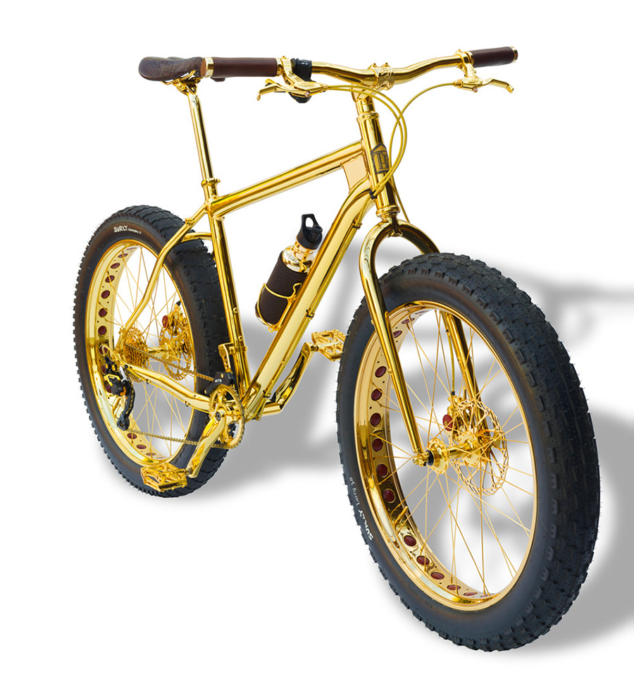 24K Gold Extreme Mountain Bike – $1,000,000