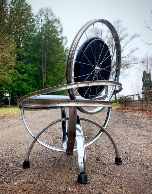 Steel S-2 Chair ©bikefurniture instagram