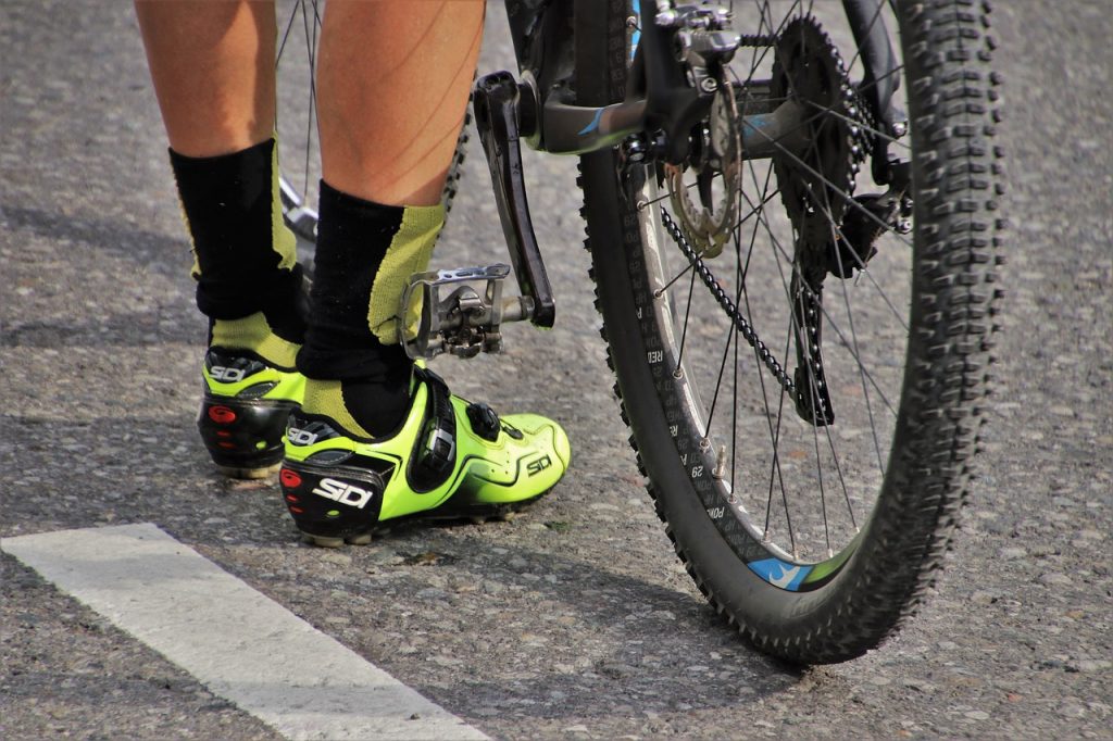 cycling and walking shoes