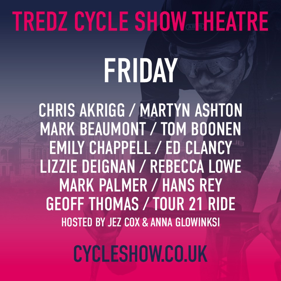 Who to see at The Cycle Show this weekend